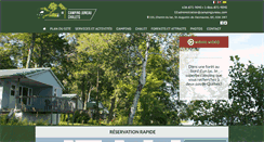 Desktop Screenshot of campingjuneau.com
